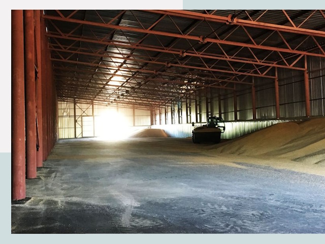 Строительство зернохранилищ в Батайске