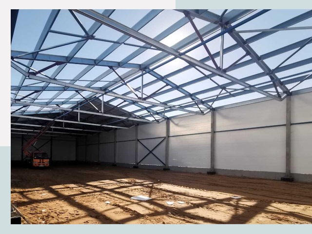 Строительство сенохранилищ в Батайске