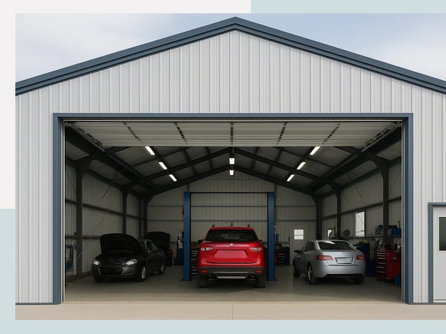 Ангары из сэндвич панелей от 607 руб. в Батайск