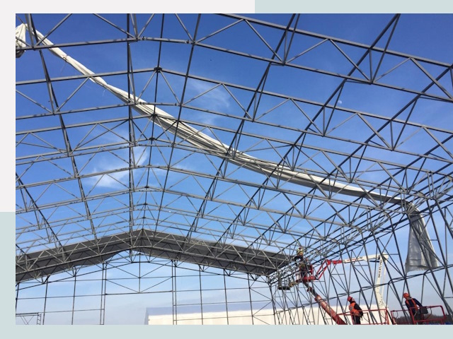 Шатровые ангары от 607 руб. в Батайске и Ростовской области