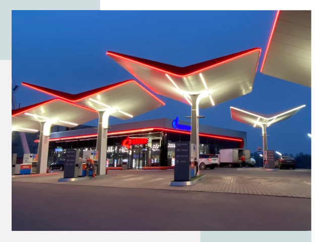 Навесы для АЗС в Батайске