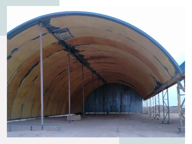 Реконструкция ангаров в Батайске