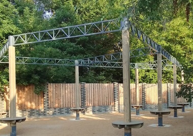 Терраса из металлоконструкций под ключ, проектирование, изготовление и монтаж от СтальСтрой-Бтс